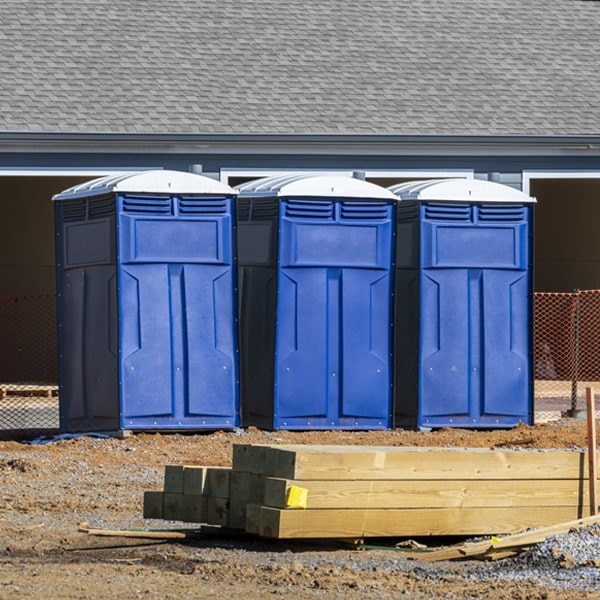 what is the maximum capacity for a single porta potty in Redvale Colorado